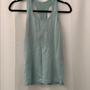 Lululemon aqua swiftly speed racerback tank
